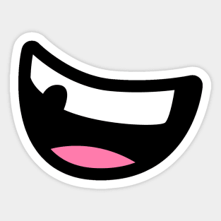 Funny cartoon mouth Sticker